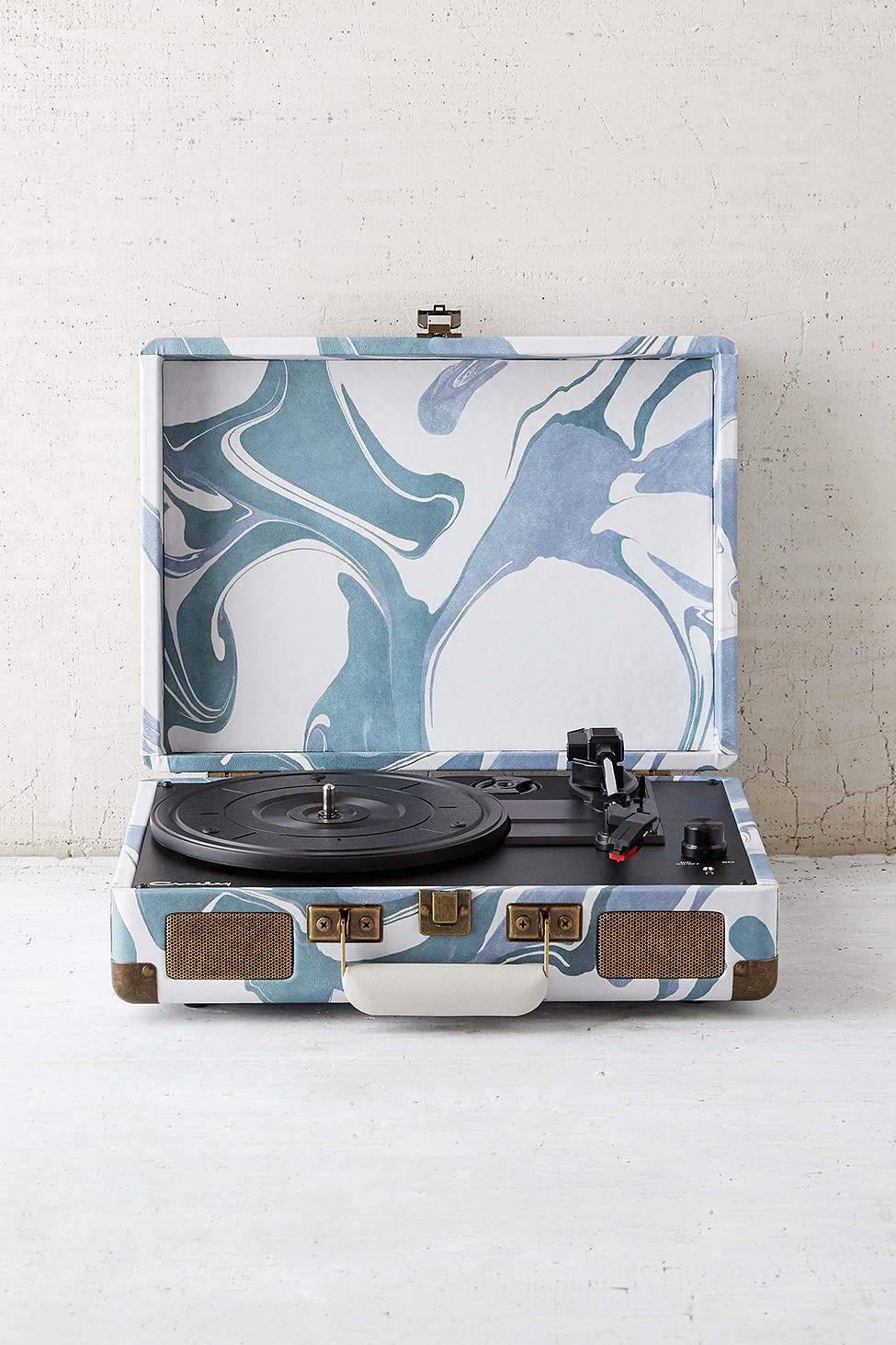 Marble Cruiser Briefcase Portable Vinyl Record Player