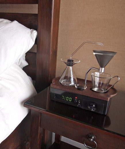 Coffee-Maker Alarm Clock