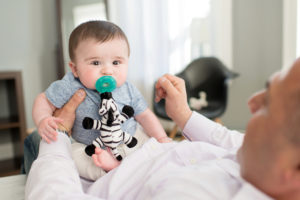 Baby with WubbaNub