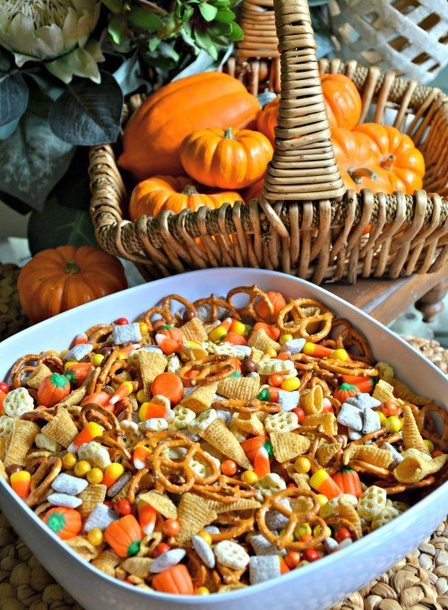 Great Recipe for Harvest Trail Mix Halloween Snacks