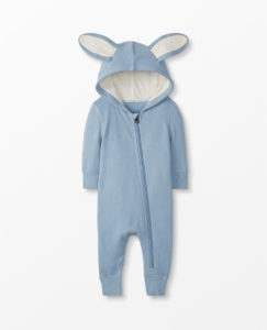 Hanna Andersson Baby Bunny One Piece in French Terry 