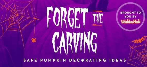 Forget the Carving: Safe Pumpkin Decorating Ideas